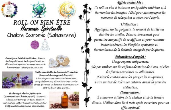 Roll-On CHAKRA - Couronne – Image 6